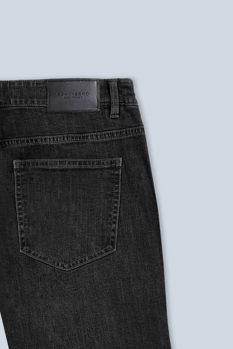 JEANS REGULAR FIT NERO - Sonnybono