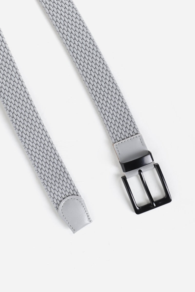CINTURA IN CORDA ELASTICA GRIGIO CHIARO - Sonnybono