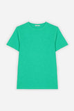 T-SHIRT OVERLOCK COTONE FIAMMATO VERDE - Sonnybono