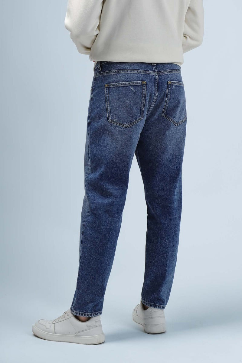JEANS CARROT FIT BLEU - Sonnybono