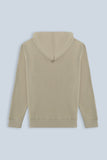 FELPA CON ZIP E CAPPUCCIO BEIGE - Sonnybono
