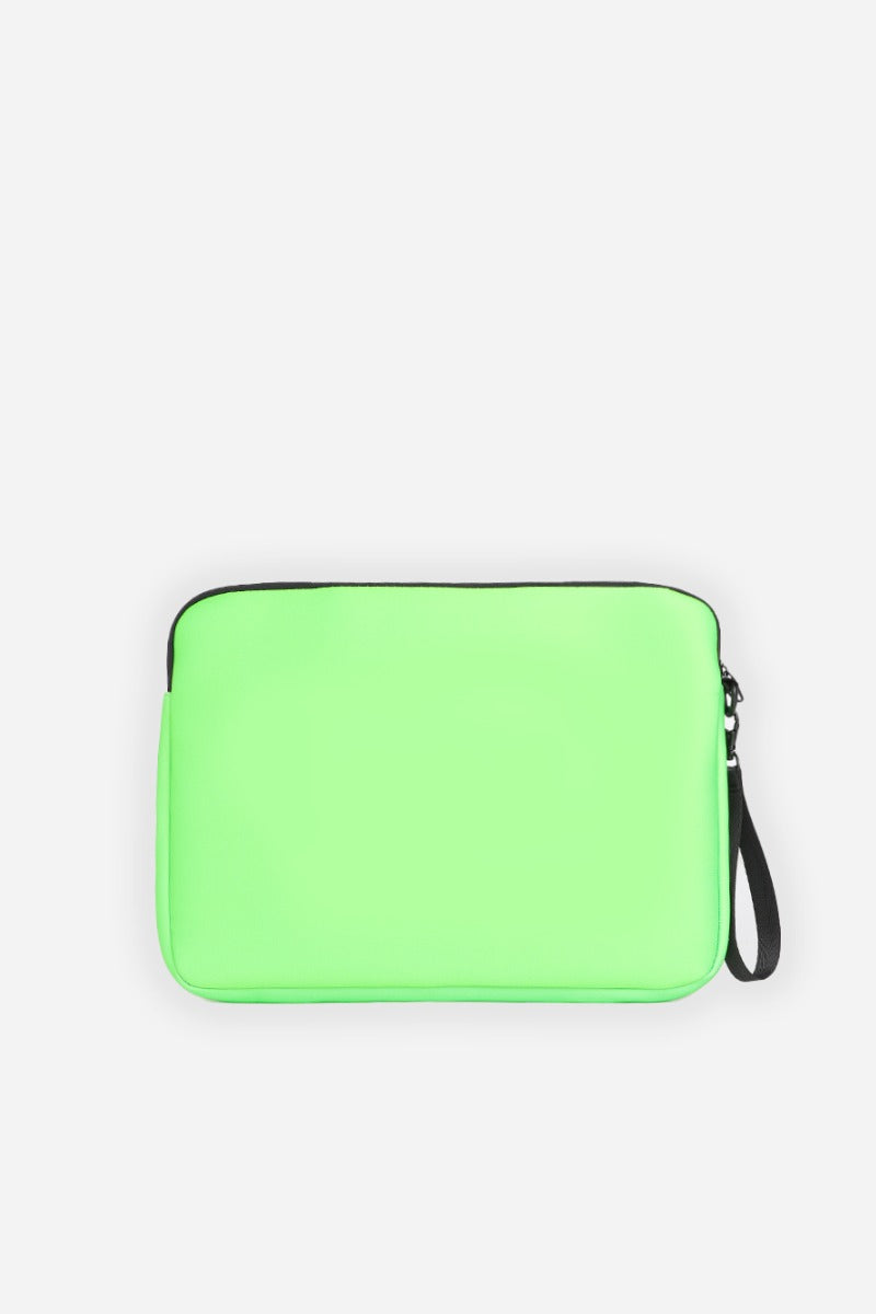 POCHETTE GRANDE CON STAMPA VERDE ACIDO - Sonnybono