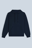 FELPA CON CAPPUCCIO COMFORT FIT BLEU - Sonnybono