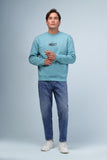 FELPA GIROCOLLO CON STAMPA POLVERE - Sonnybono