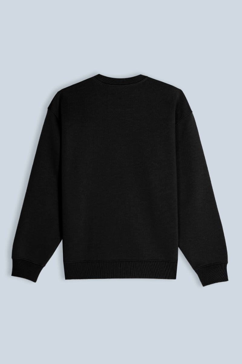 FELPA GIROCOLLO COMFORT FIT NERO - Sonnybono