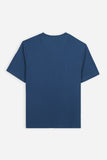 T-SHIRT GIROCOLLO CON TASCHINO BLUETTE - Sonnybono