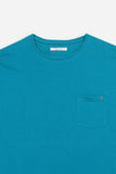 T-SHIRT GIROCOLLO CON TASCHINO VERDE SMERALDO - Sonnybono