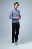 JEANS SLIM CROPPED BLEU - Sonnybono
