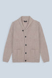 CARDIGAN COLLO SCIALLATO SASSO - Sonnybono