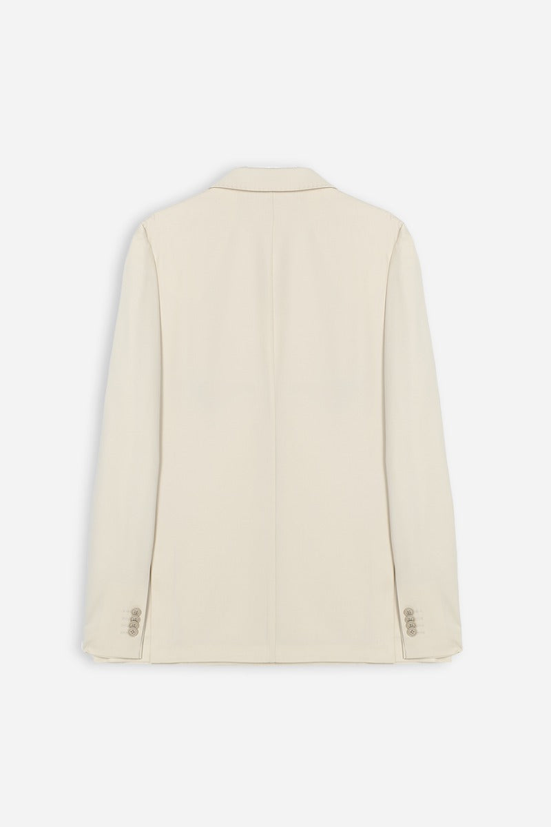 GIACCA DOPPIO PETTO BEIGE CHIARO - Sonnybono