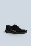 SCARPA STRINGATA FRANCESINA CON CODA DI RONDINE NERO - Sonnybono