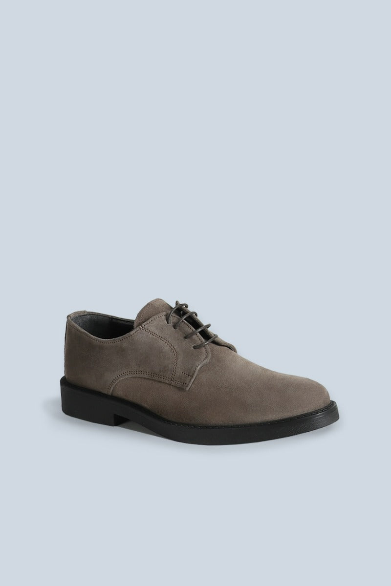 SCARPA IN CAMOSCIO CON LACCI BEIGE - Sonnybono