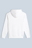 FELPA CON CAPPUCCIO E PATCH COMFORT FIT PANNA - Sonnybono
