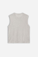 T-SHIRT GIROCOLLO SMANICATA IN MAGLINA GRIGIO GHIACCIO