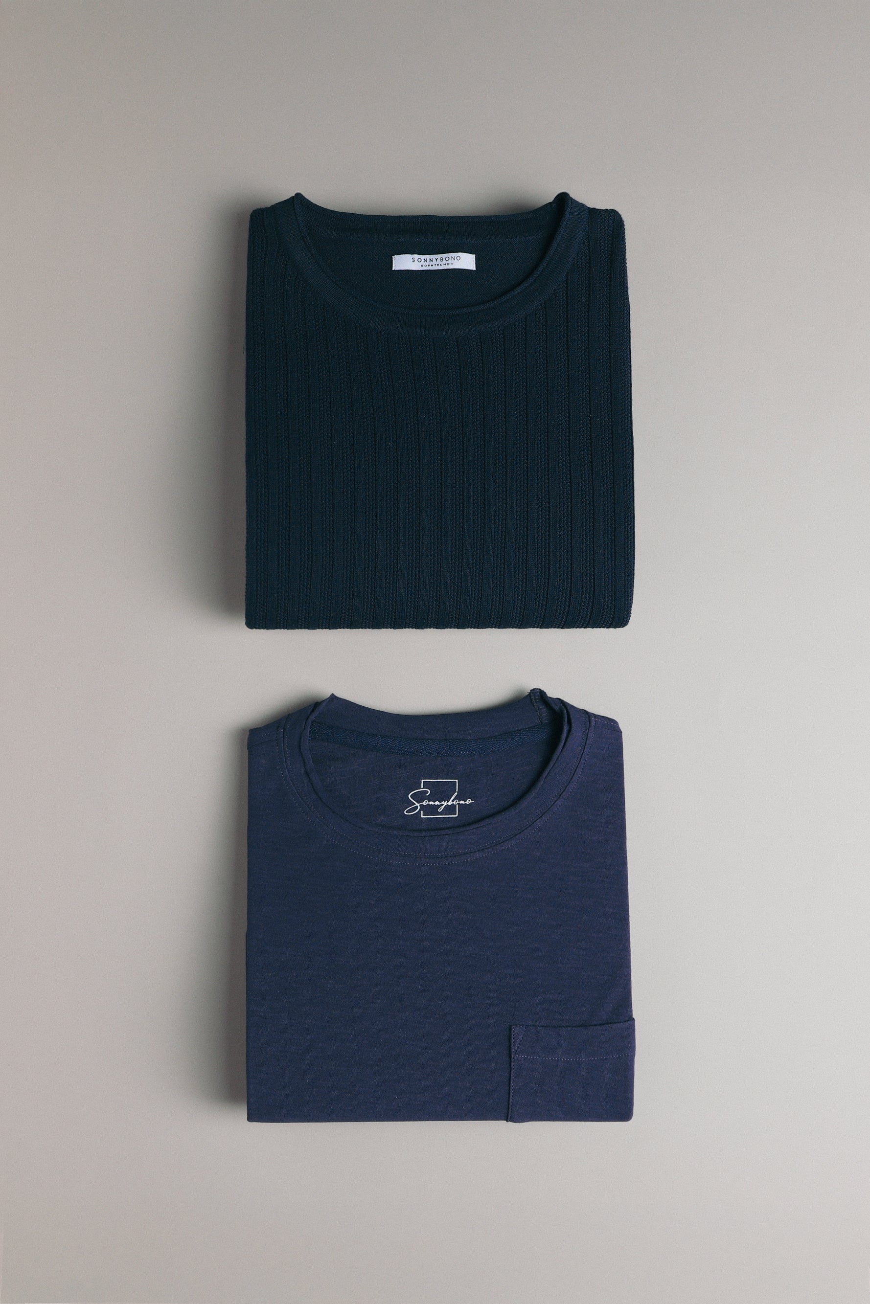 MAGLIA + T-SHIRT BLU