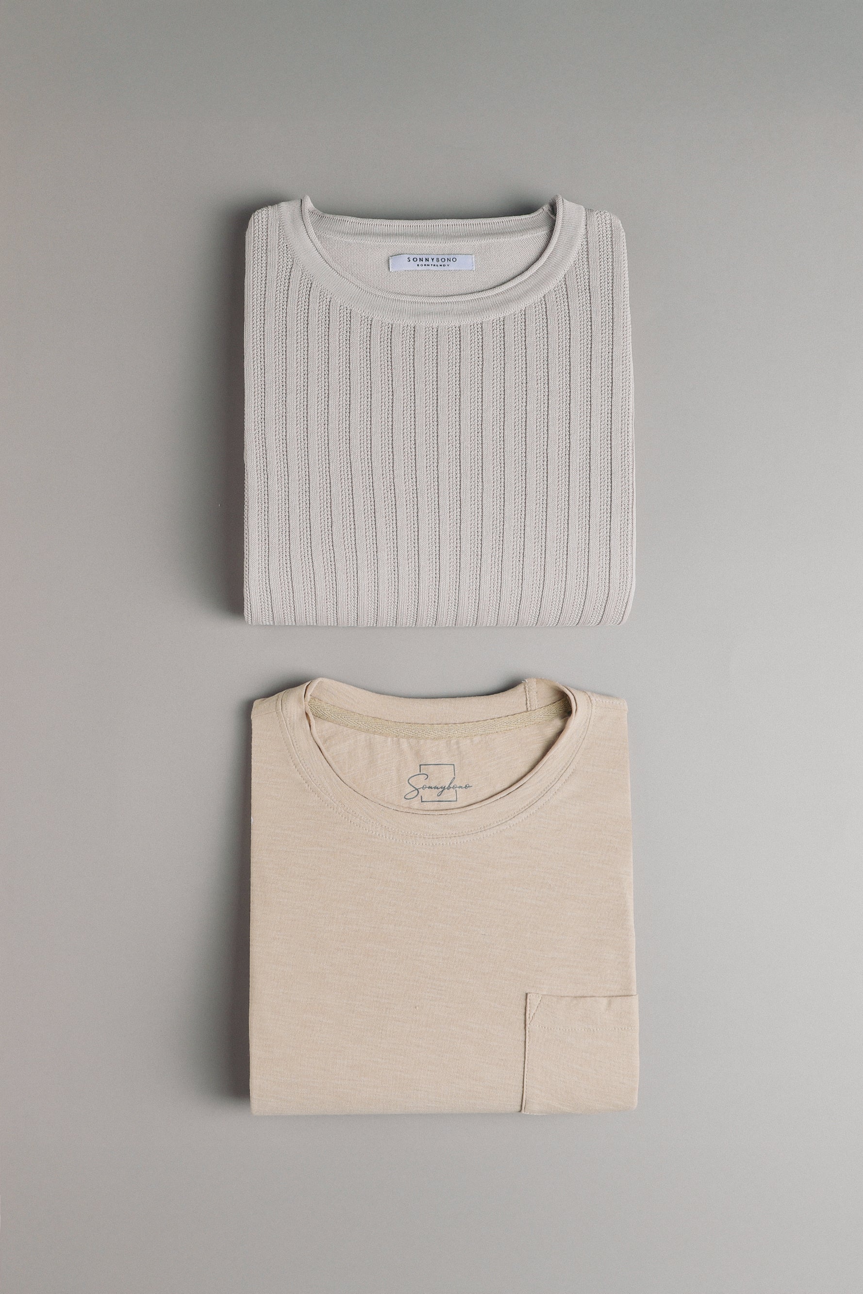 MAGLIA + T-SHIRT BEIGE