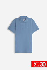 POLO IN PIQUET STRETCH AVION
