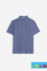 POLO PIQUET BASIC TINTA UNITA AVION