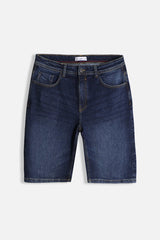 BERMUDA DENIM 5 TASCHE BLEU