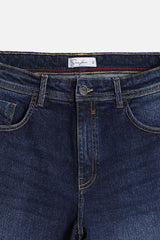 BERMUDA DENIM 5 TASCHE BLEU
