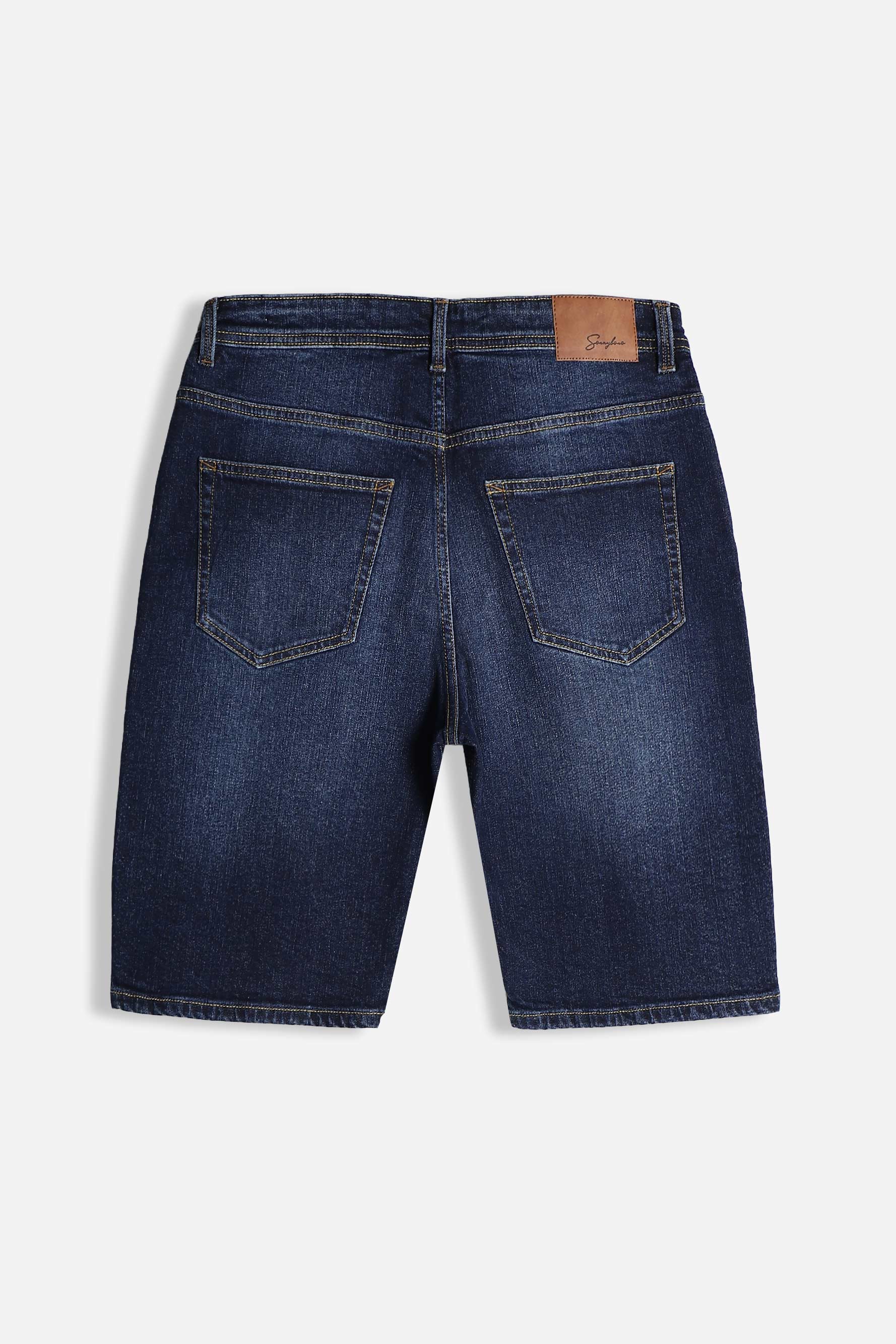 BERMUDA DENIM 5 TASCHE BLEU