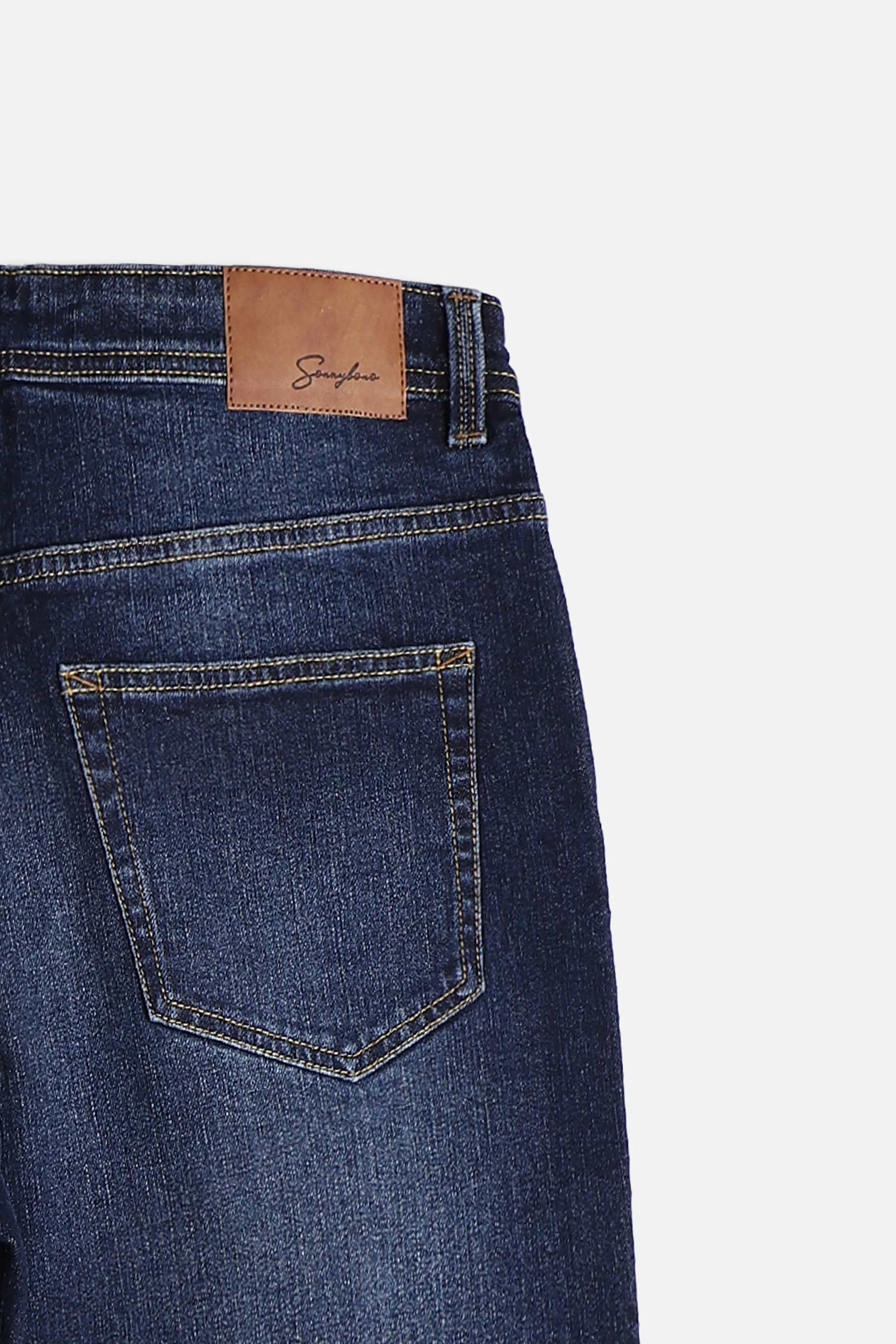 BERMUDA DENIM 5 TASCHE BLEU