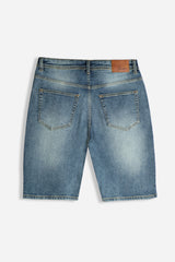 BERMUDA DENIM 5 TASCHE BLU JEANS