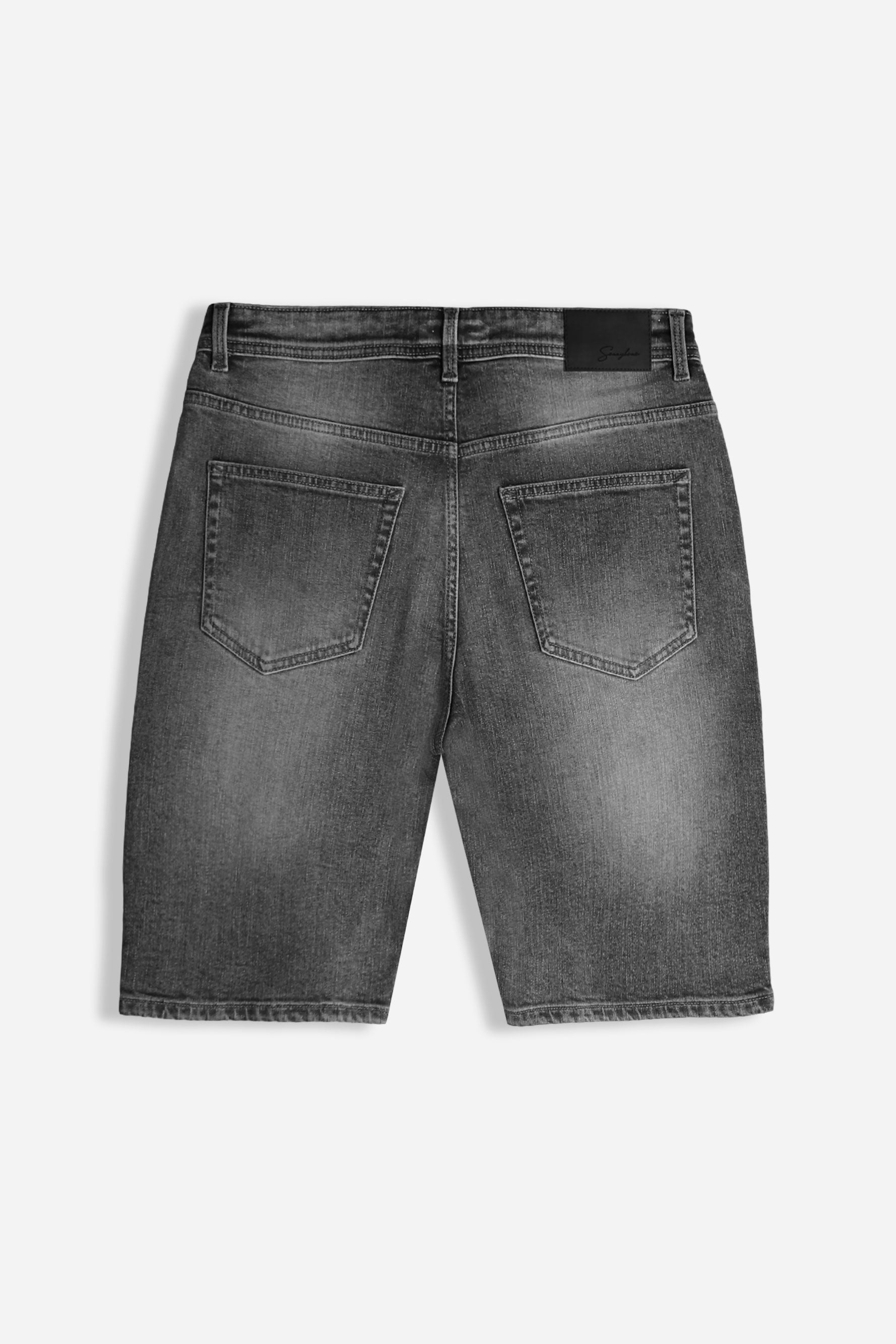 BERMUDA DENIM 5 TASCHE NERO