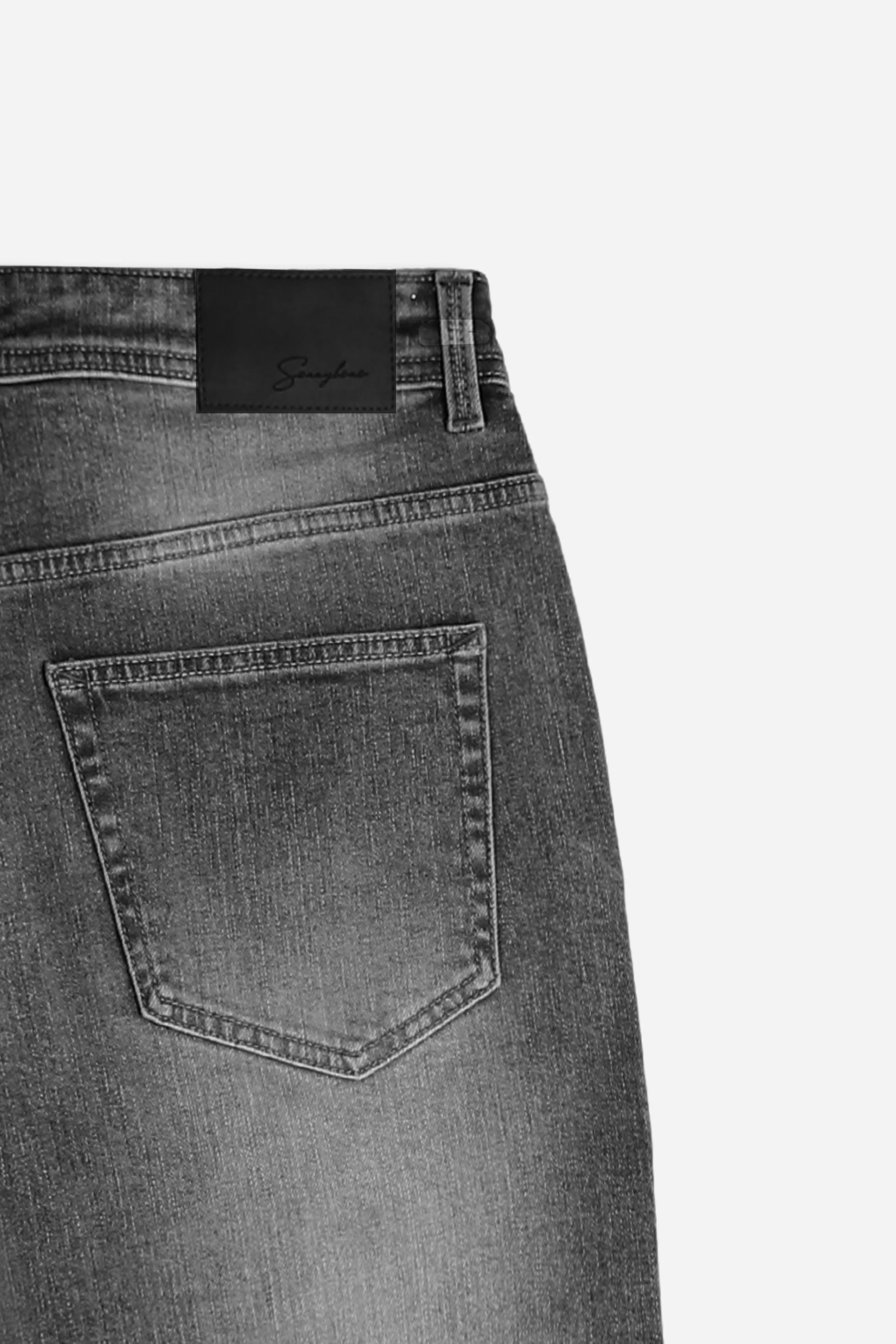 BERMUDA DENIM 5 TASCHE NERO