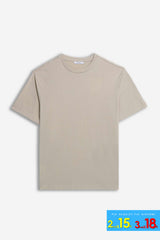 T-SHIRT CON LOGO STAMPATO BEIGE