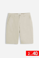 BERMUDA CHINO BASIC BEIGE CHIARO