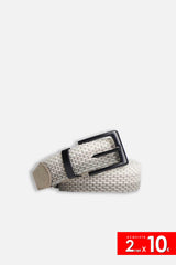 CINTURA CORDA ELASTICA F-BEIGE