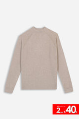 MAGLIA MEZZO COLLO A COSTINE M B.GE CH