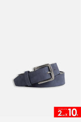 CINTURA BASIC EFFETTO PELLE BLEU