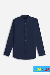 CAMICIA STRETCH BASIC BLEU