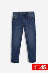 DENIM SLIM FIT BLEU