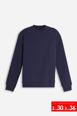 FELPA GIROCOLLO BASIC BLEU
