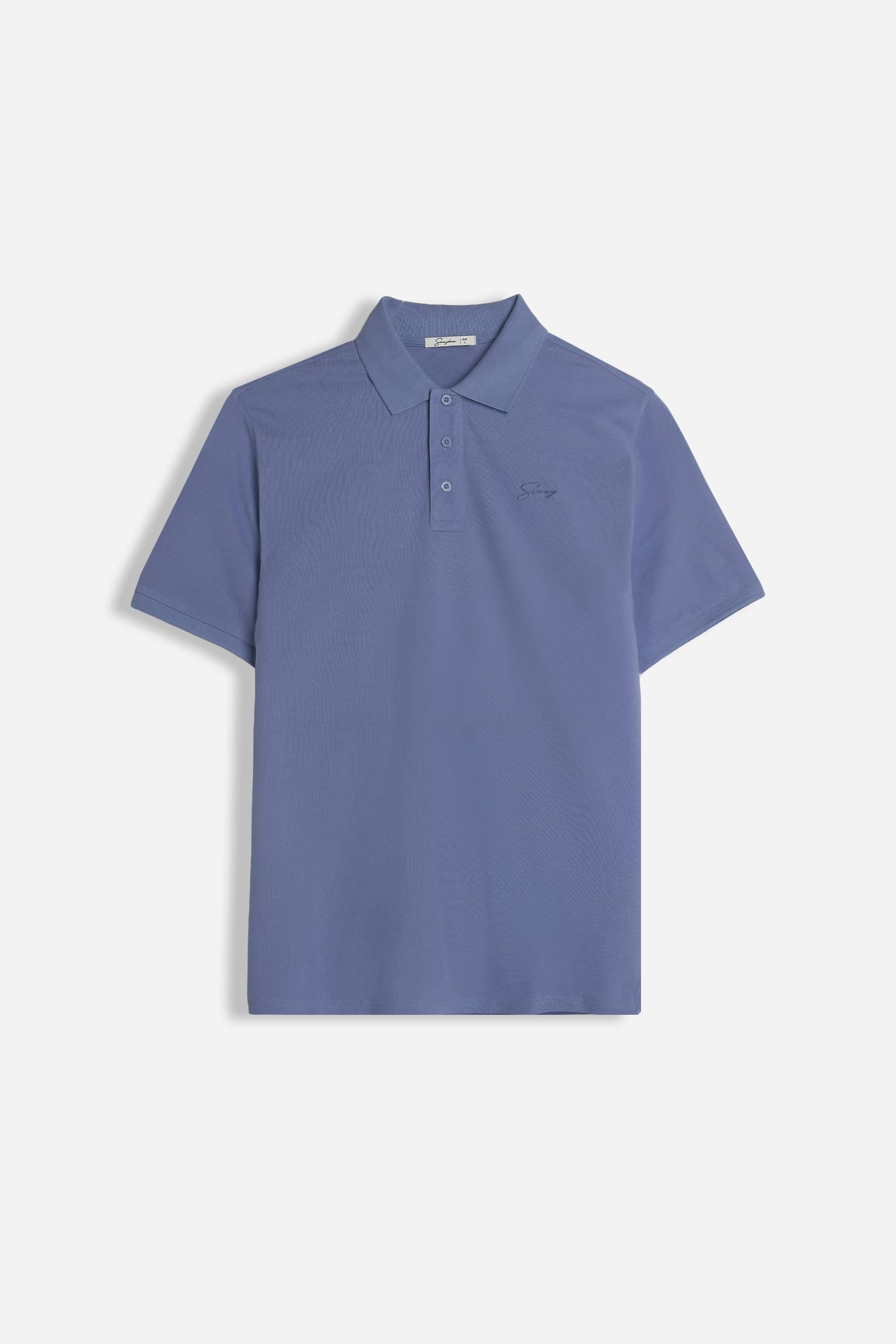 POLO PIQUET BASIC TINTA UNITA AVION