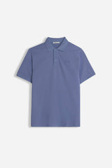 POLO PIQUET BASIC TINTA UNITA AVION