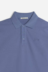 POLO PIQUET BASIC TINTA UNITA AVION