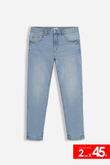 DENIM SLIM FIT CELESTE