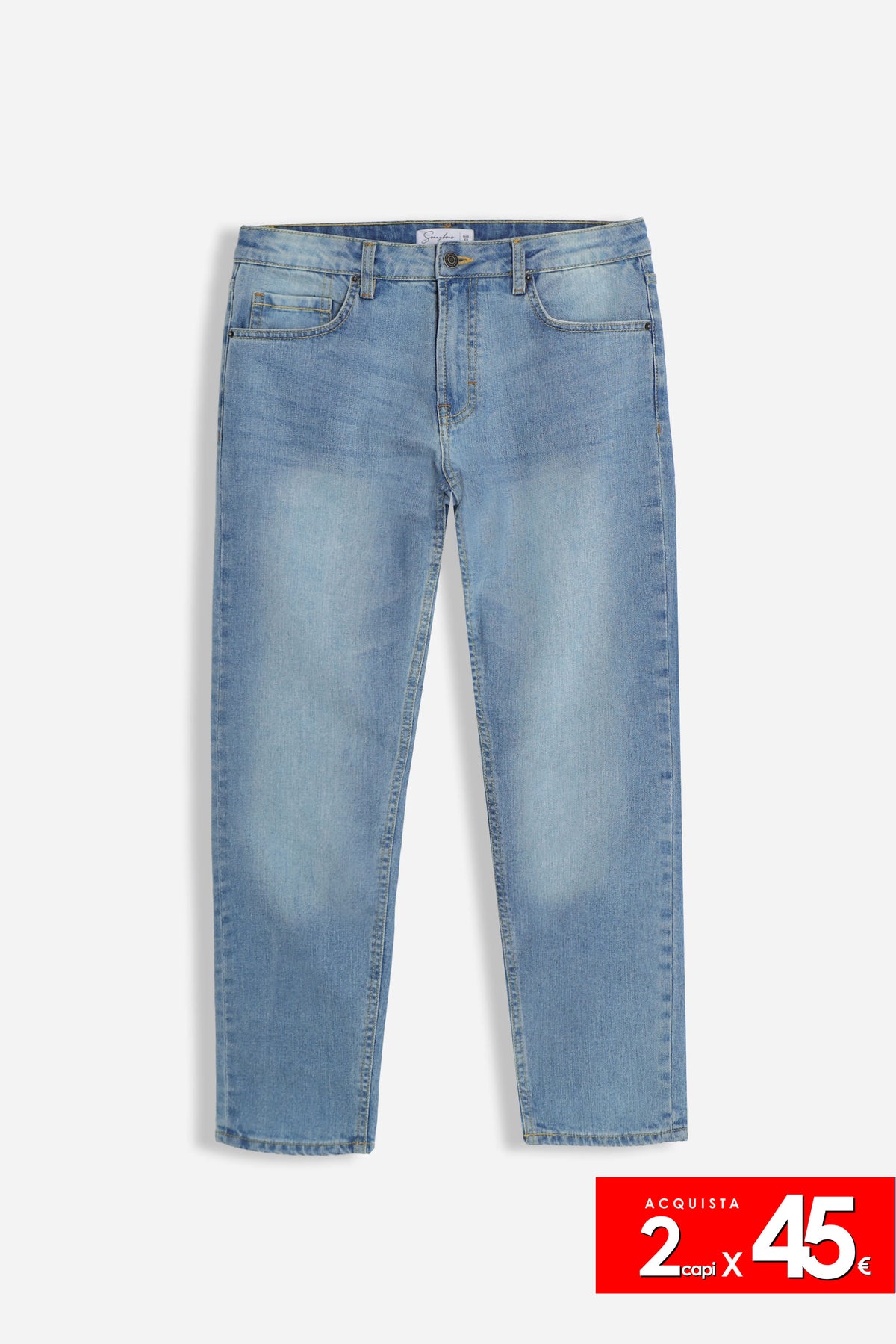 DENIM REGULAR FIT CELESTE