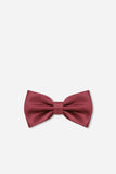 PAPILLON IN RASO TINTA UNITA BORDEAUX - Sonnybono