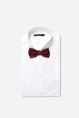 PAPILLON IN RASO TINTA UNITA BORDEAUX