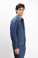OVERSHIRT DOPPIA TASCA FRONTALE DENIM