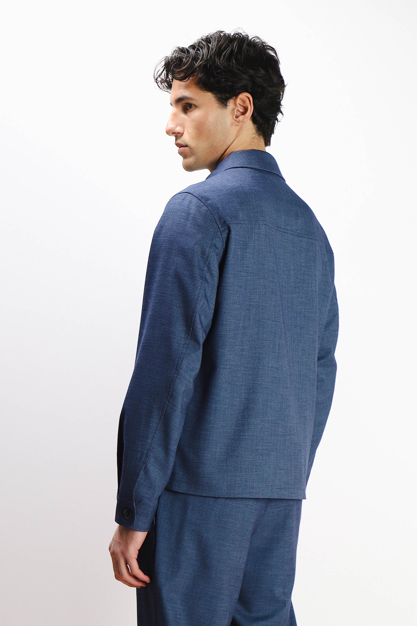 OVERSHIRT DOPPIA TASCA FRONTALE DENIM