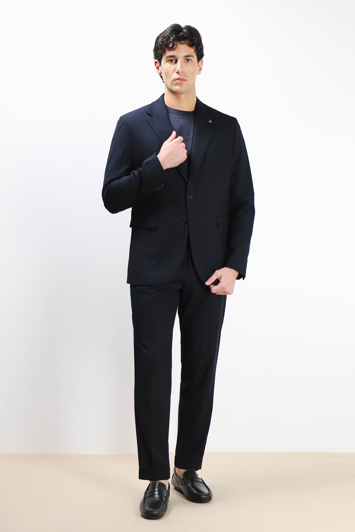 PANTALONE DA ABITO COMFORT FIT BLEU