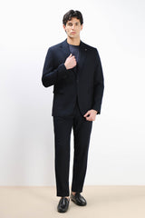 PANTALONE DA ABITO COMFORT FIT BLEU