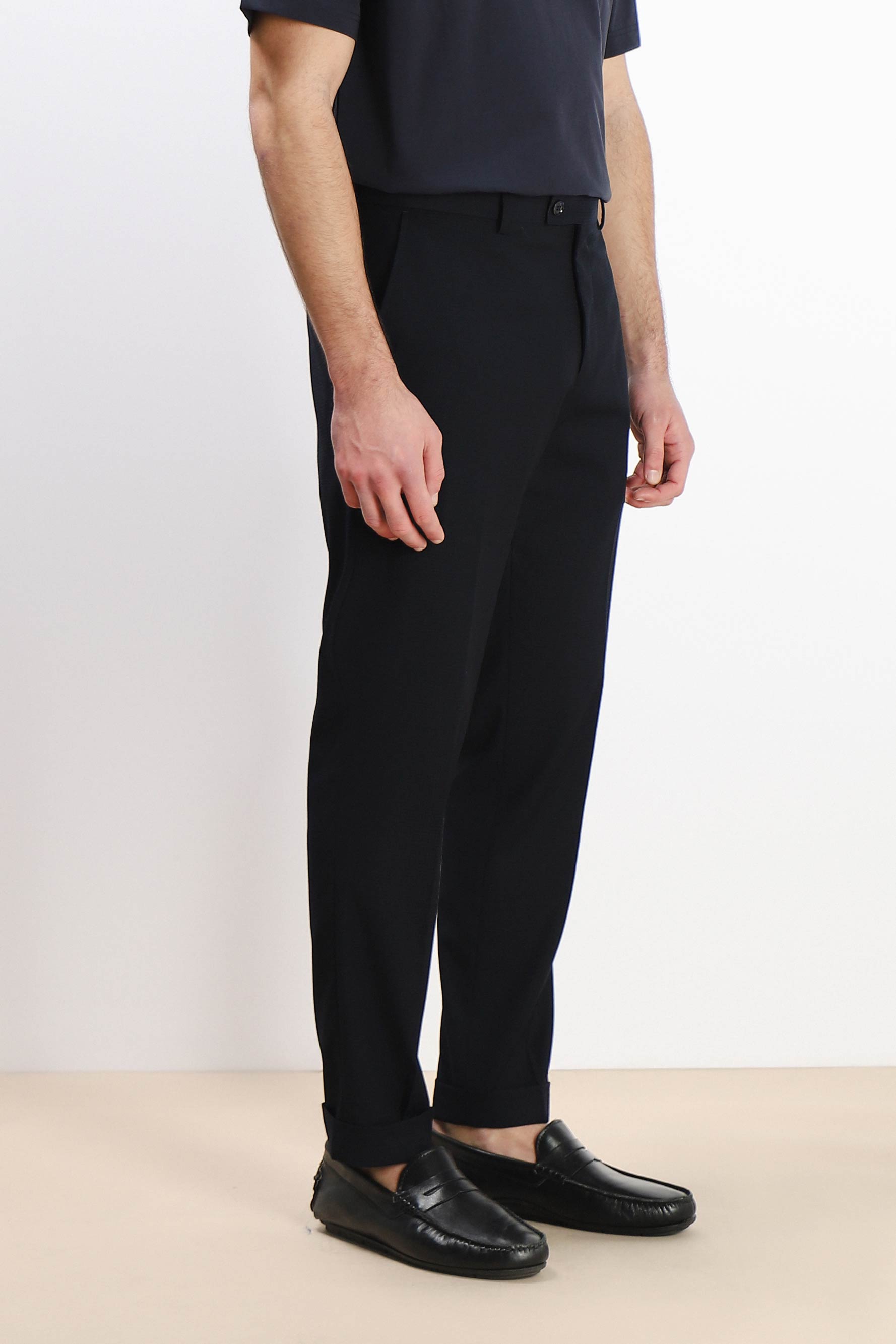 PANTALONE DA ABITO COMFORT FIT BLEU