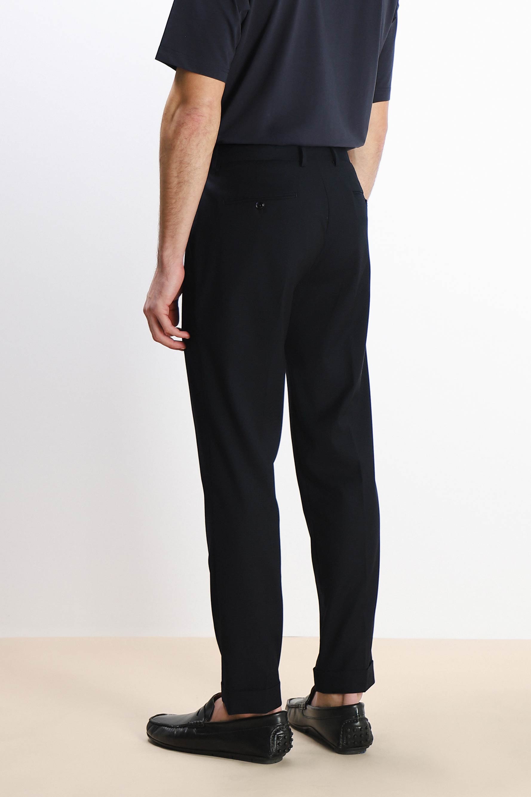 PANTALONE DA ABITO COMFORT FIT BLEU